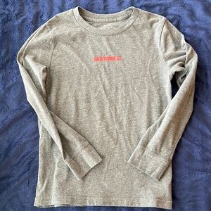 Boys gray Abercrombie and Fitch long sleeve, size 7-8